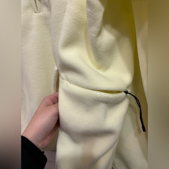 RAINS Half-Zip Sweater in straw color NWT Size XL - Picture 5 of 7